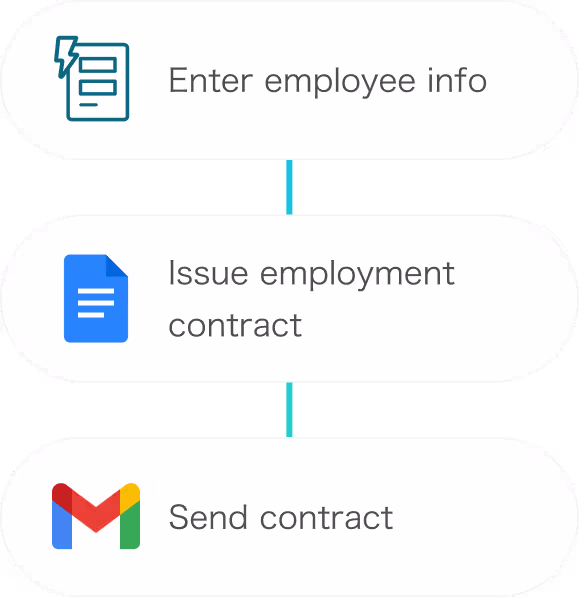 Create employment contracts