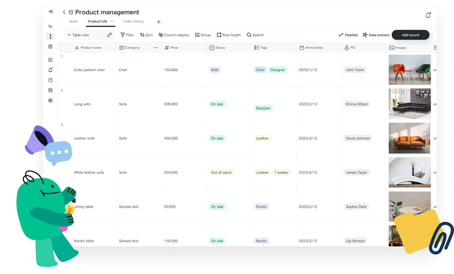 Let AI workers search & act for you.