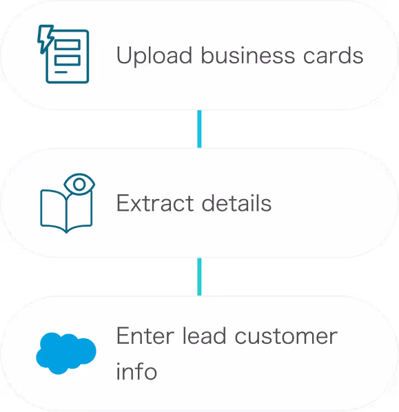 Register business card info
